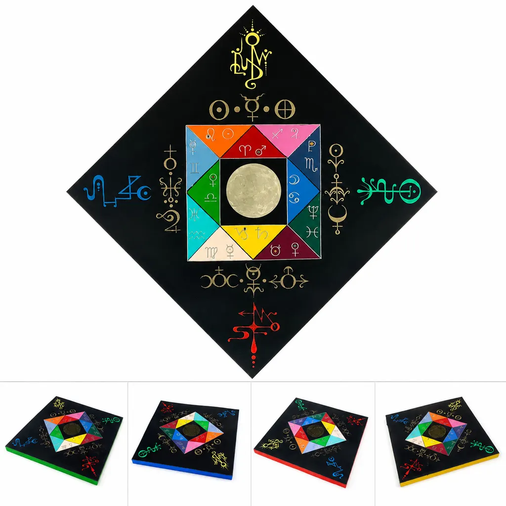 The sigil board, with its three smaller companions